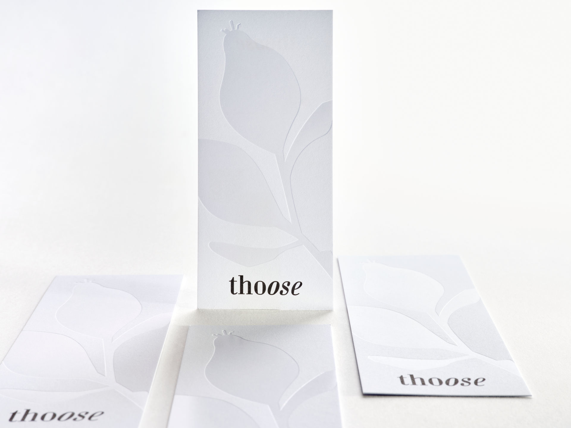 Folienprägung weiss glanz